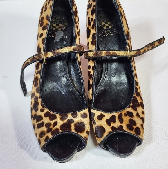 Vince Camuto Animal Print Heels - Picture 2 of 6